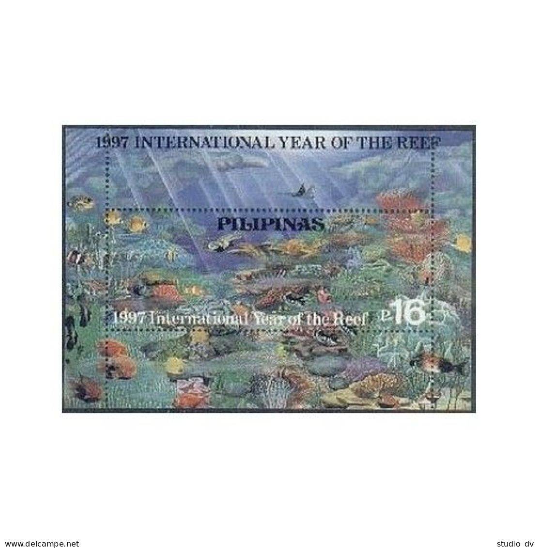 Philippines 2498E, MNH. International Year Of The Reef IYR-1997. Fish. - Philippines