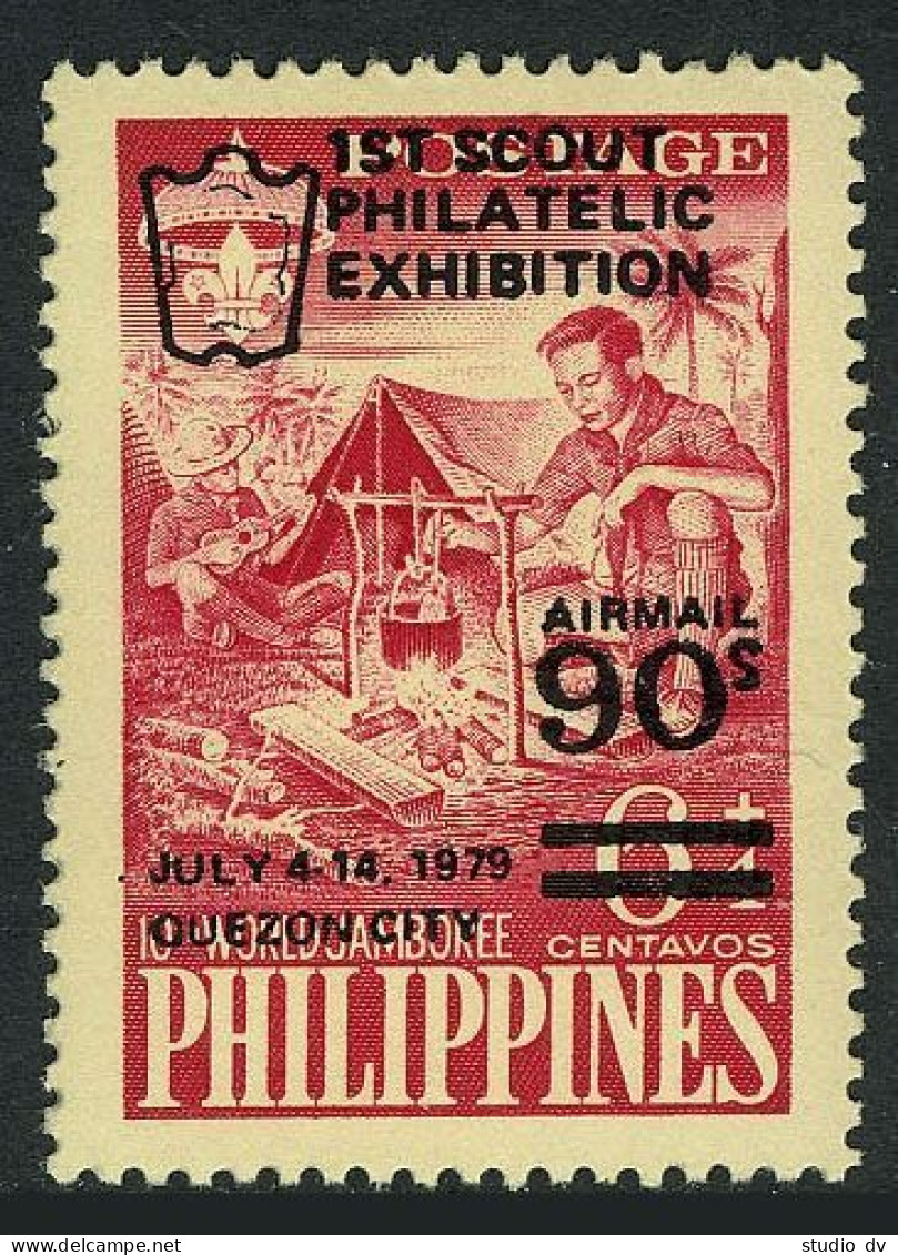 Philippines C111,MNH.Michel 1300. 1st Boy Scout PhilEXPO,1979.Cooking. - Filippine