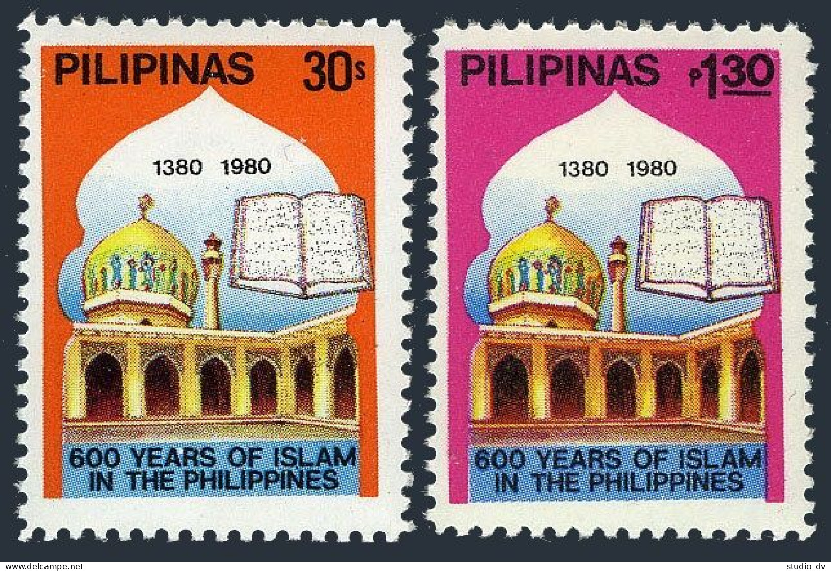 Philippines 1461-1462,MNH.Michel 1353-1354. Islam In Philippines,600th Ann,1980. - Filippijnen