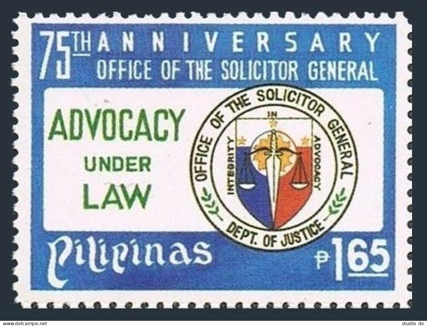 Philippines 1327, MNH. Michel 1196. Office Of The Solicitor General, 1977. - Filippijnen