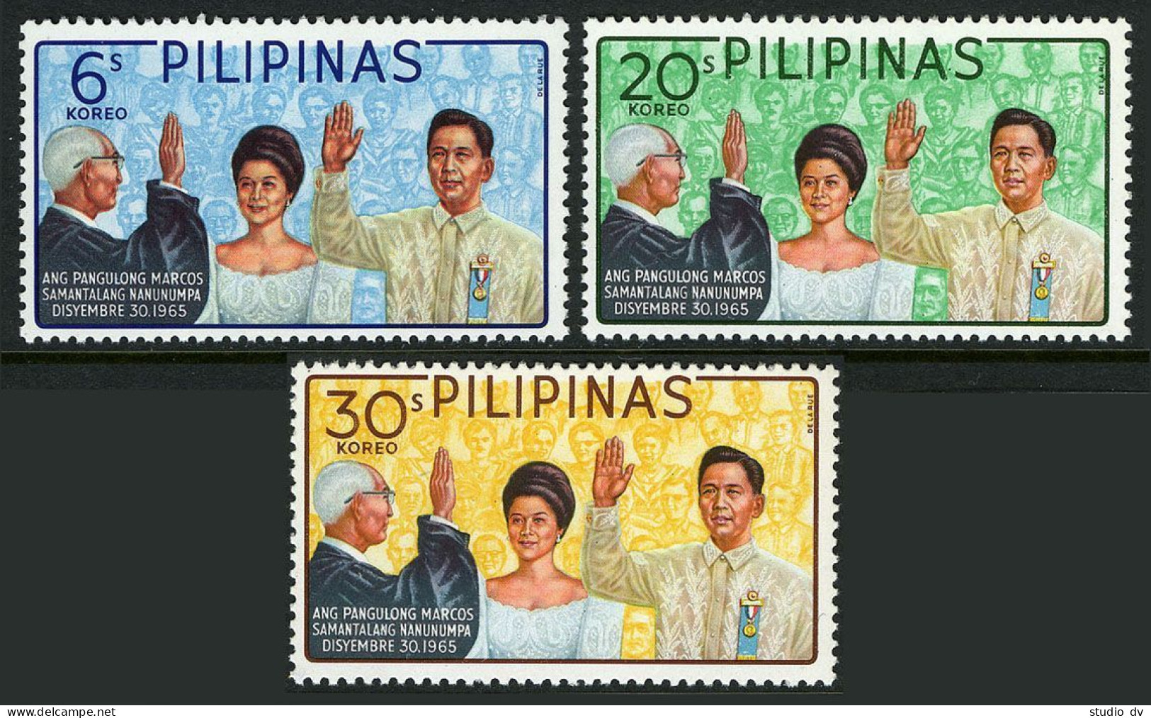 Philippines 950-952, MNH. Michel 803-805. President Ferdinand E.Marcos, 1966. - Philippinen