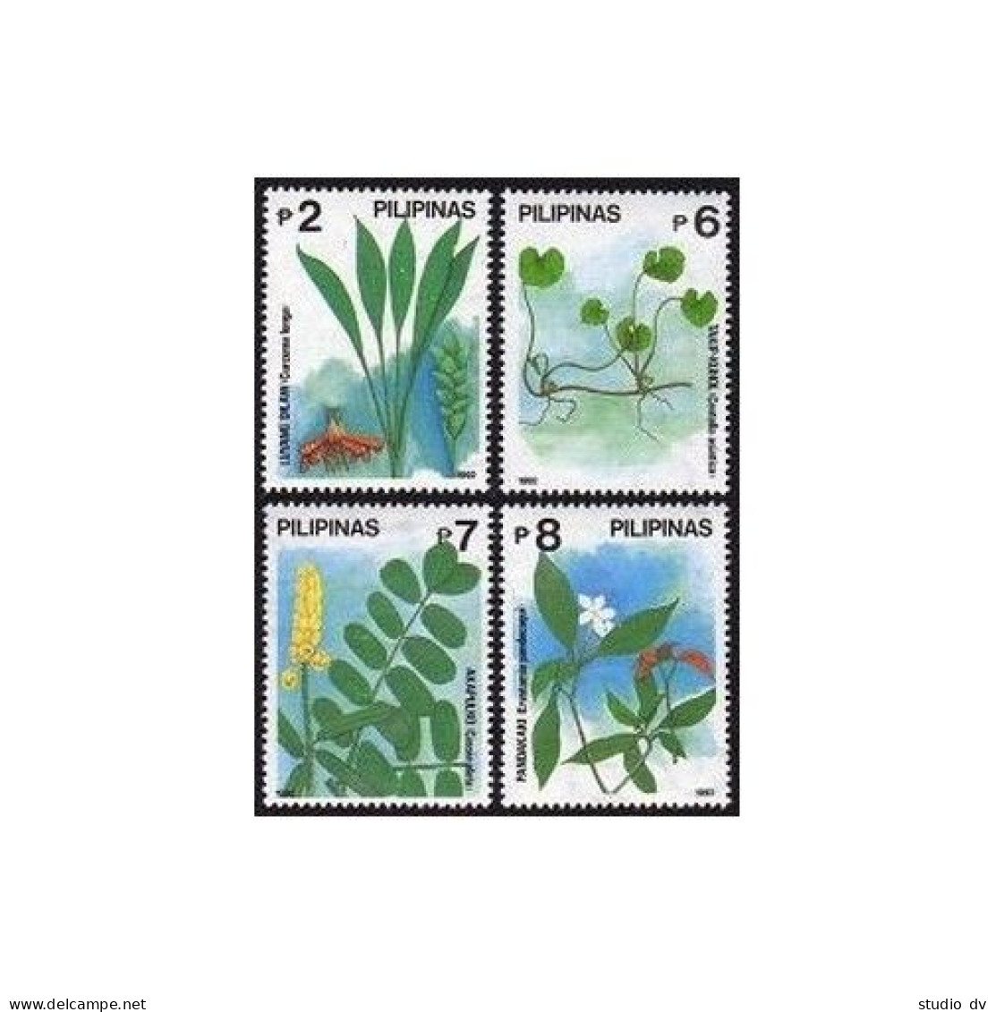 Philippines 2132-2135, MNH. Michel 2127-2130. Medicinal Plants 1992. - Filipinas