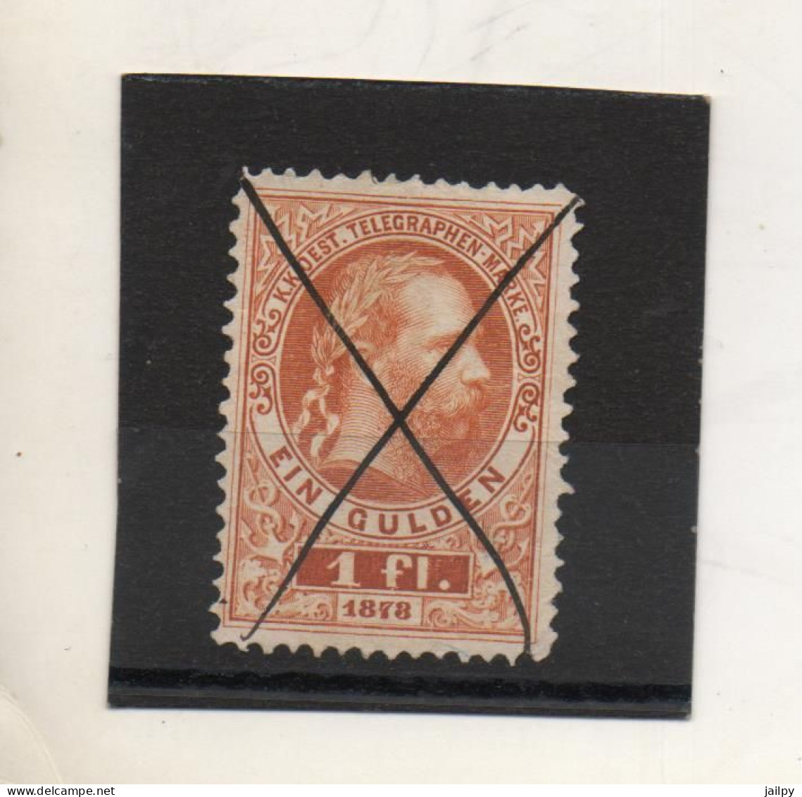 AUTRICHE EMPIRE   1 Fl     1850-1918    Télégraphe     Oblitéré - Used Stamps