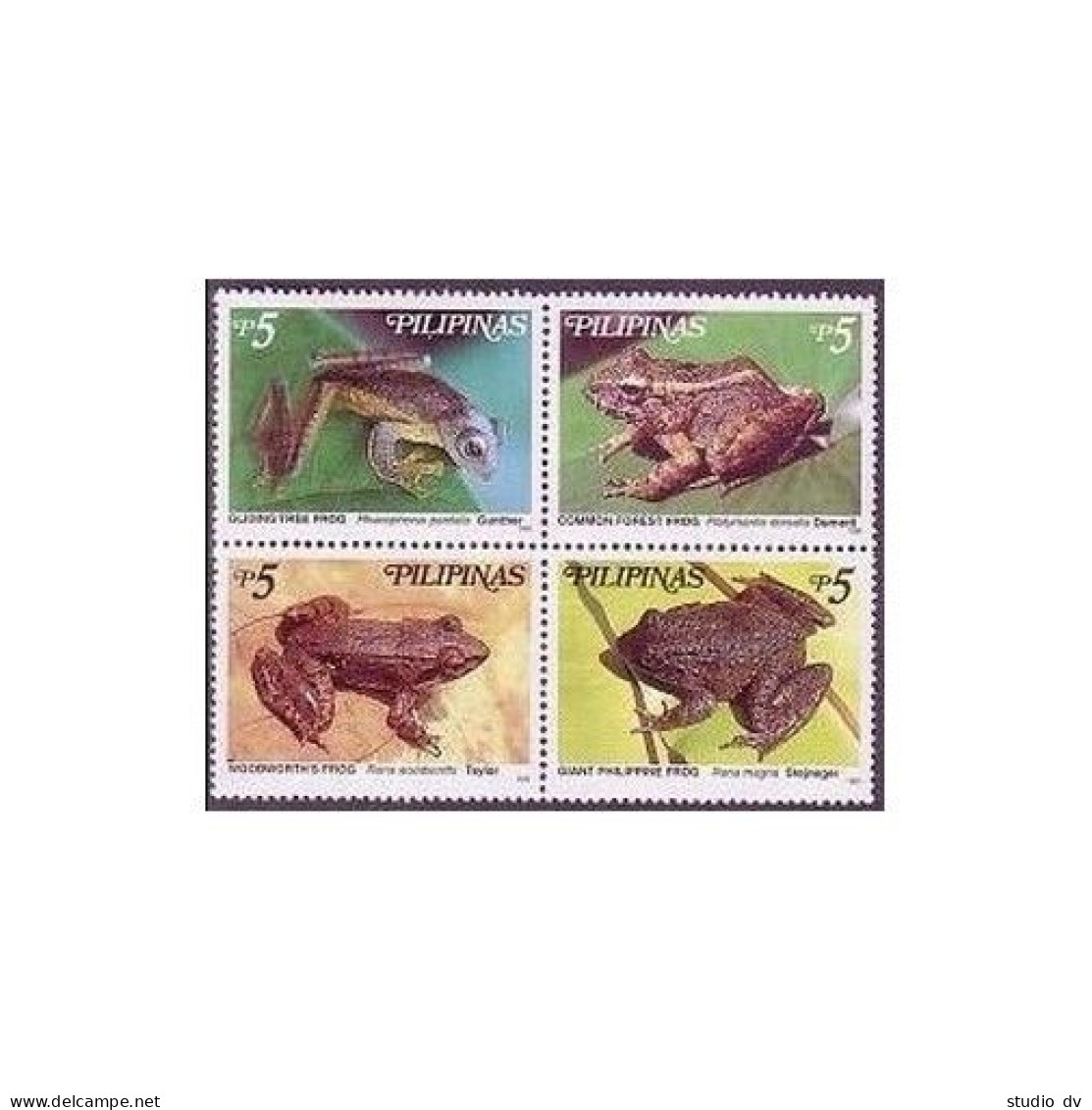 Philippines 2612 Ad Block, 2613 Ac Sheet, MNH. Frogs, 1999. - Philippinen