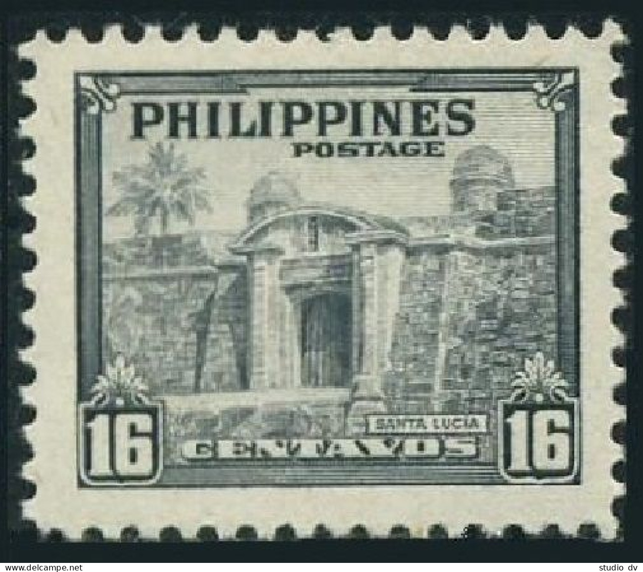 Philippines 507, MNH. Michel 465. Landmarks 1947. Santa Lucia Gate. - Philippines