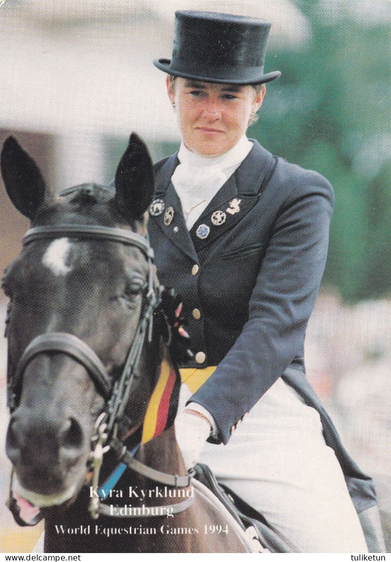 Horse - Cheval - Paard - Pferd - Cavallo - Cavalo - Caballo - Häst - Dressage - Kyra Kyrklund & Edinburg - Chevaux