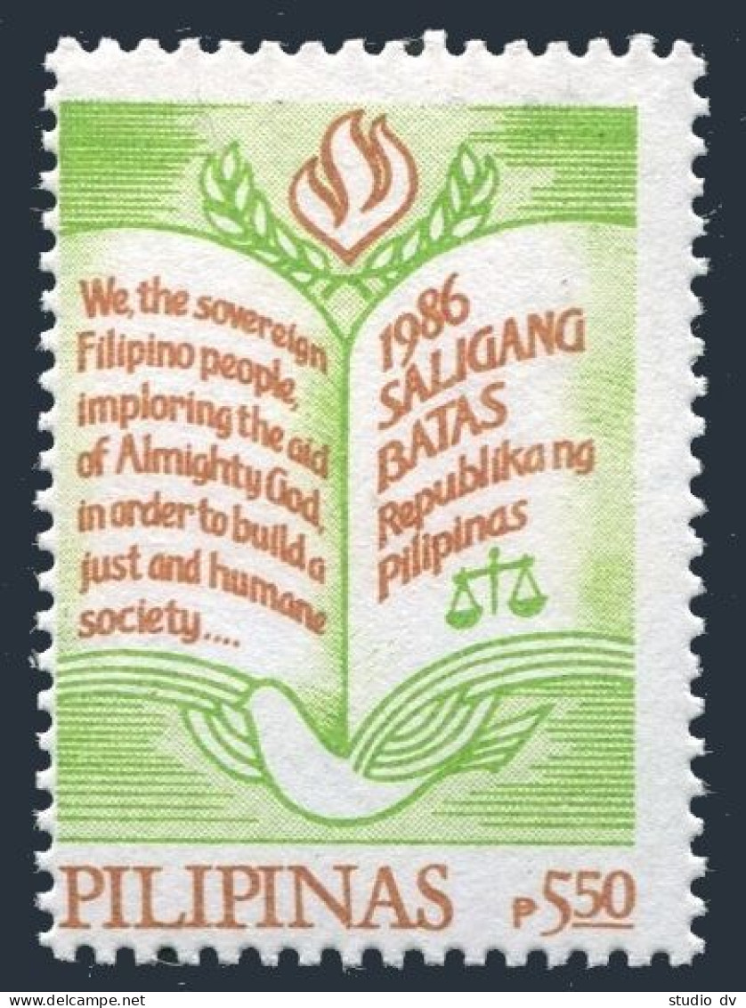 Philippines 1905, MNH. Michel 1830. Constitution Ratification, 1987. - Filipinas