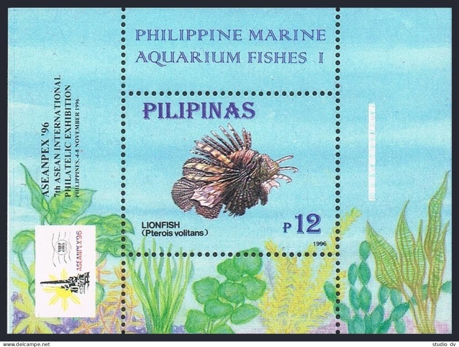 Philippines 2403-2404 Sheets, MNH. ASEANPEX-1996. Marine Aquarium Fish. - Filippine