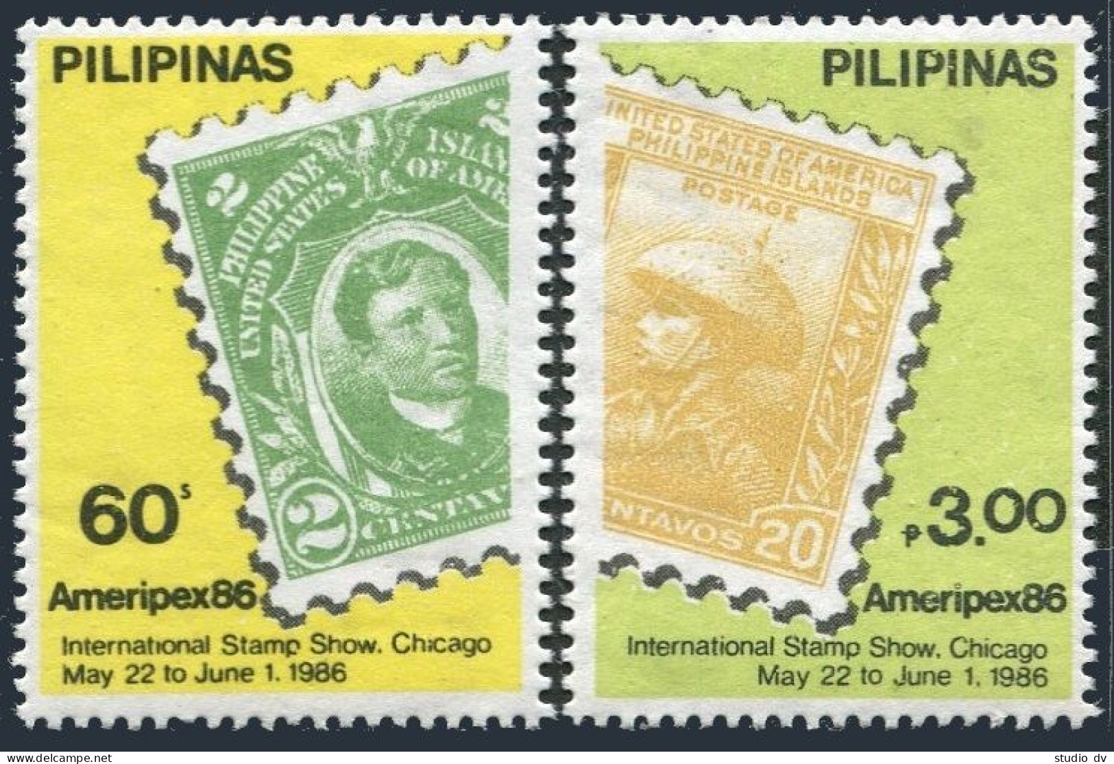 Philippines 1793-1794, MNH. Michel 1735-1736. AMERIPEX-1996. - Filippine