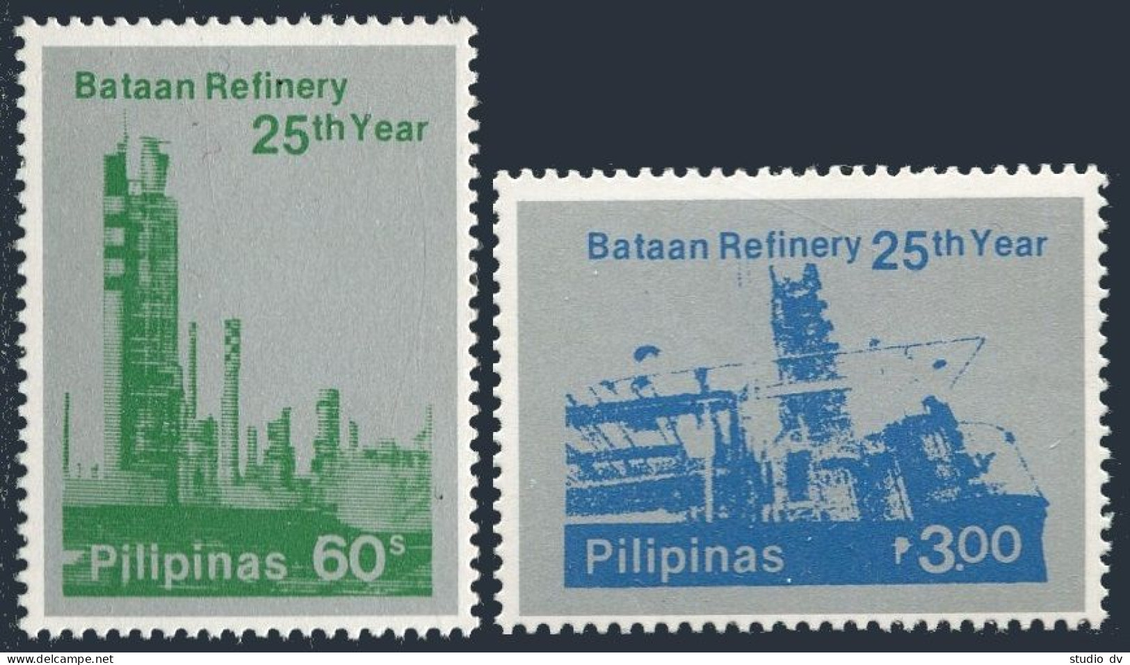 Philippines 1786-1787, MNH. Mi 1729-1730. Bataan Oil Refining Corporation, 1986. - Philippines