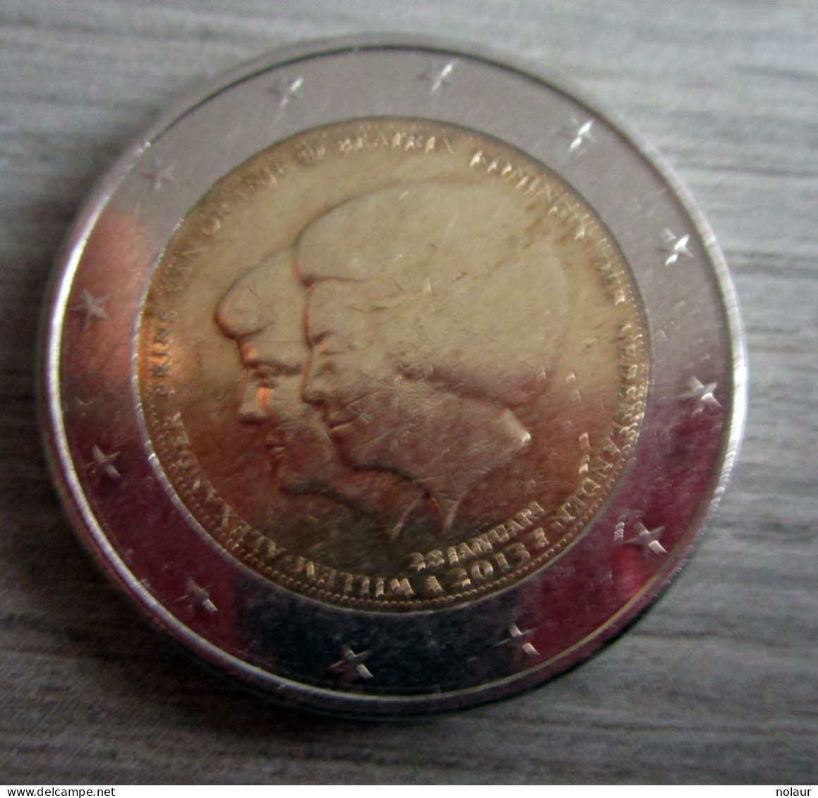 PIECE COMMEMORATIVE Hollande 2 EUROS - Abdication De La Reine Beatrix 2013 - Netherlands