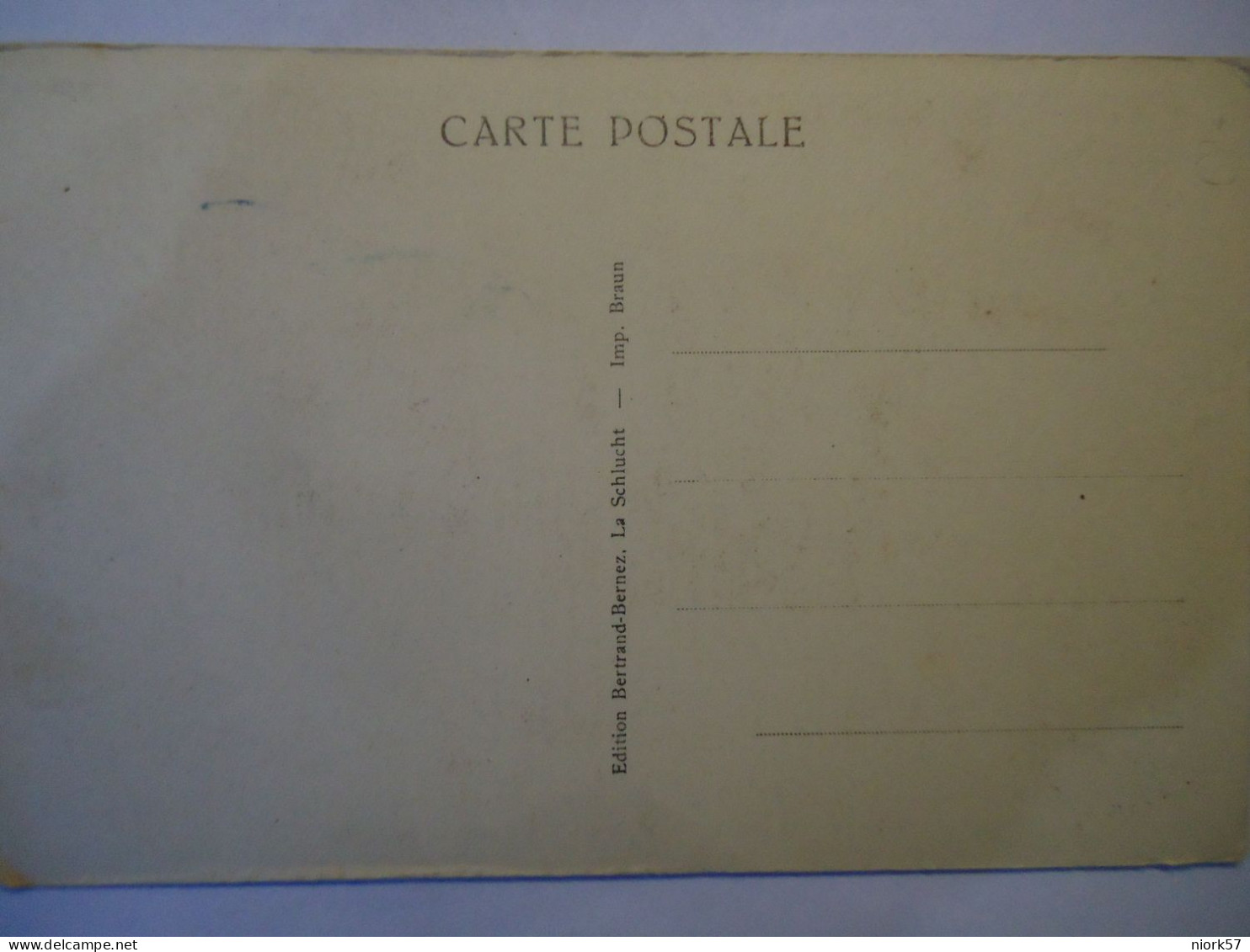 FRANCE   POSTCARDS LA SCHLUCTH POSTMARK - Andere & Zonder Classificatie