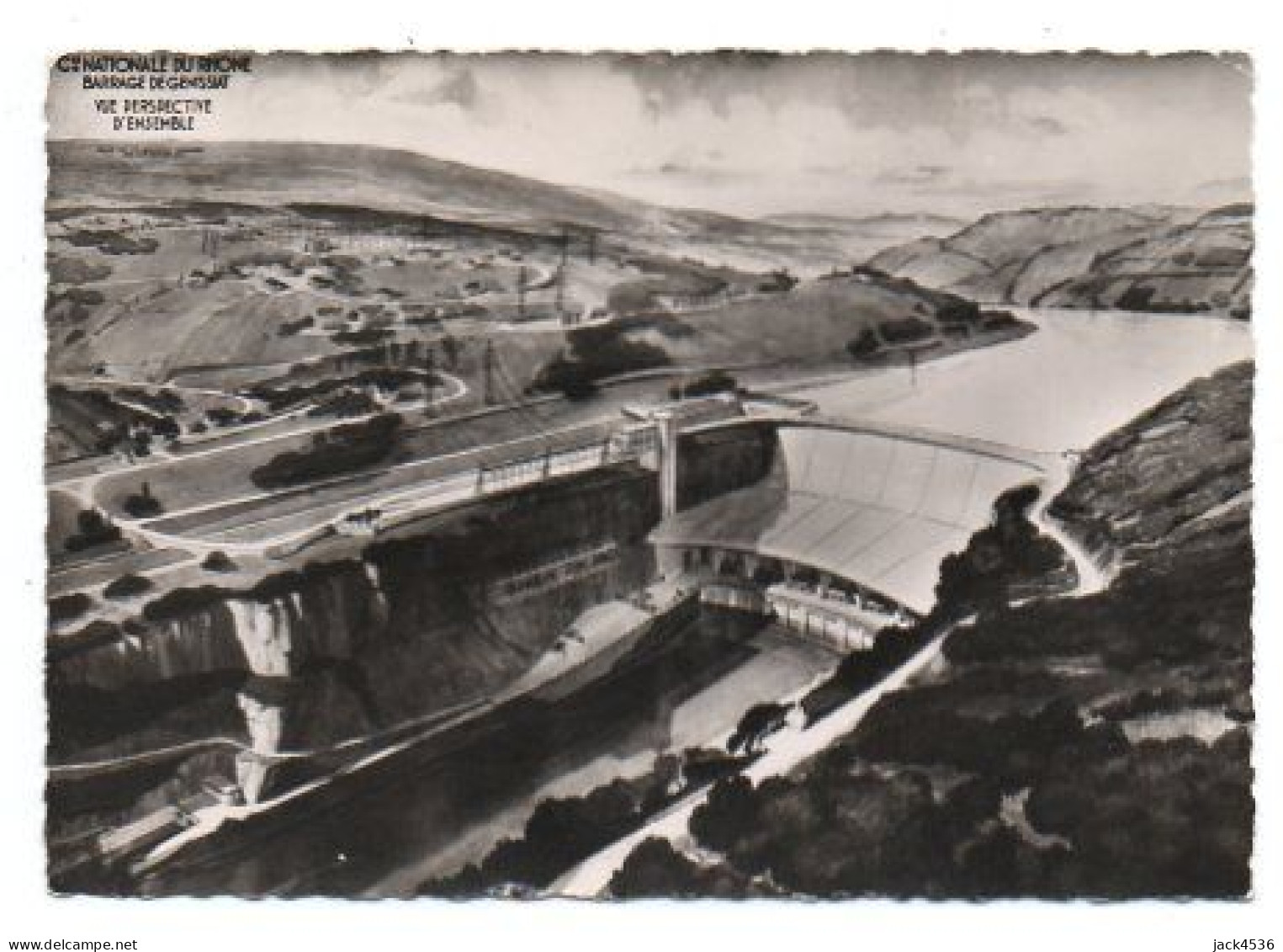 Carte Postale Moderne - 15 Cm X 10 Cm - Non Circulé - Dép. 01 - GENISSIAT - Vue Aérienne, Barrage - Génissiat