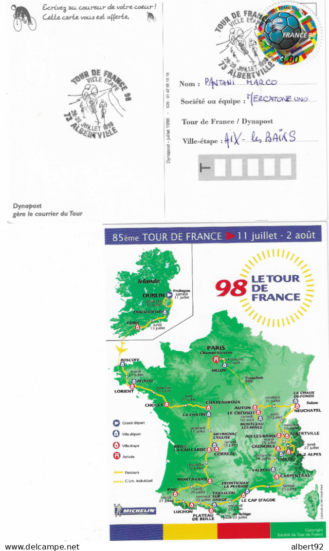 1998 Passage Du Tour De France Cycliste à Albertville - Wielrennen