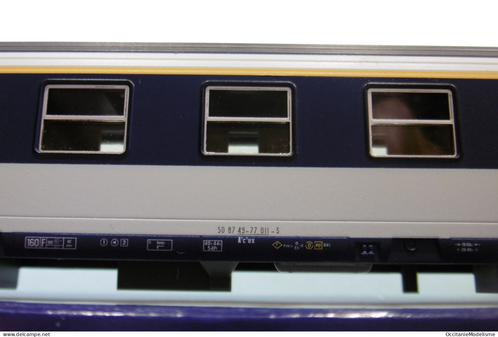 Roco - VOITURE CORAIL SNCF A9c9ux Couchettes 1ère Classe Réf. 45385 BO HO 1/87 - Scompartimento Viaggiatori