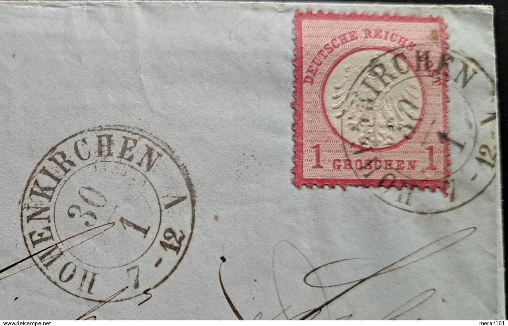Deutsches Reich 1872, Brief HOHENKIRCHEN Nach NORDEN - Brieven En Documenten