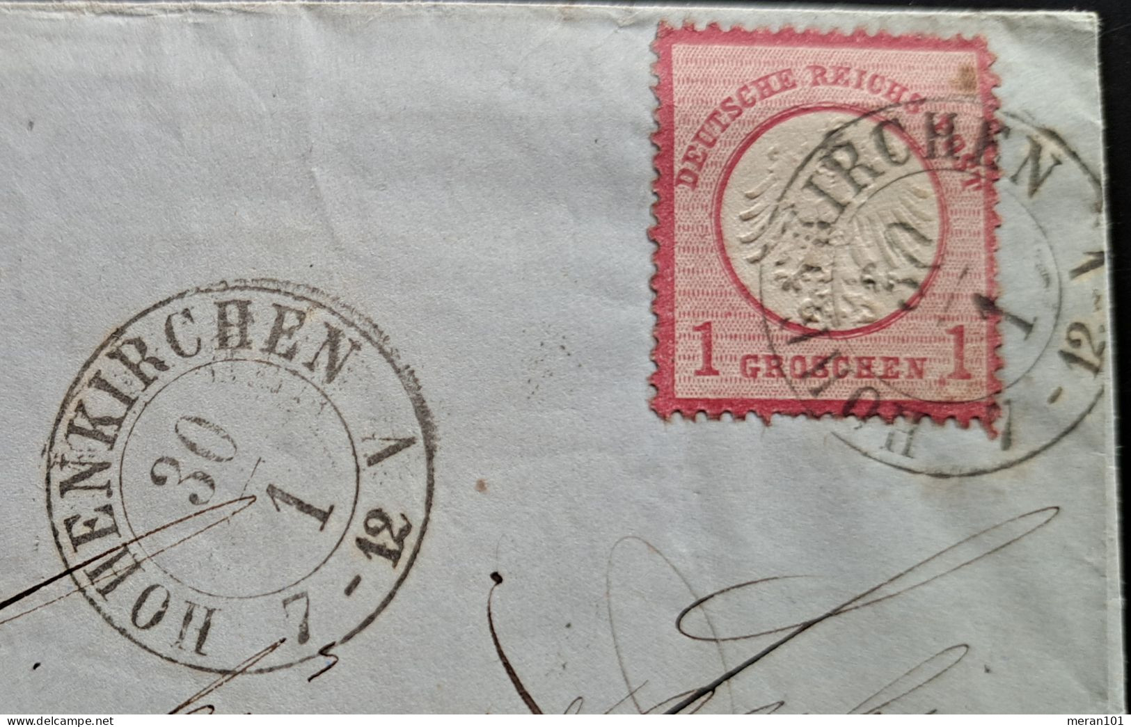 Deutsches Reich 1872, Brief HOHENKIRCHEN Nach NORDEN - Storia Postale