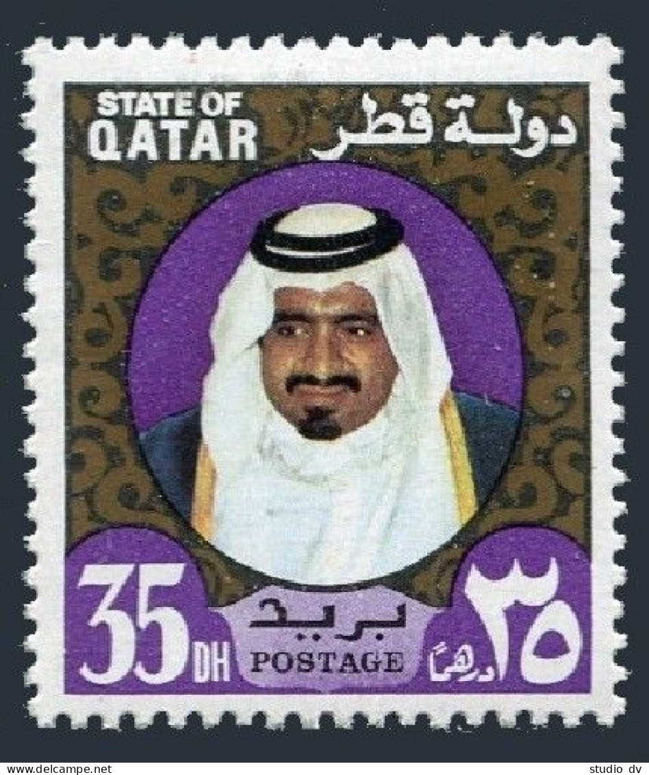 Qatar 358,hinged.Michel 542. Sheik Khalifa, 1973. - Qatar