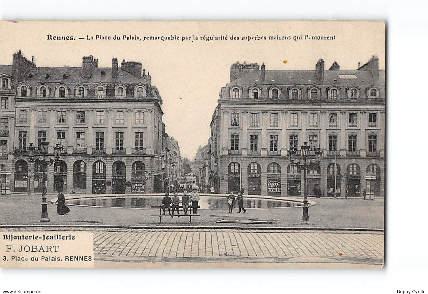 RENNES - La Place Du Palais - Très Bon état - Rennes