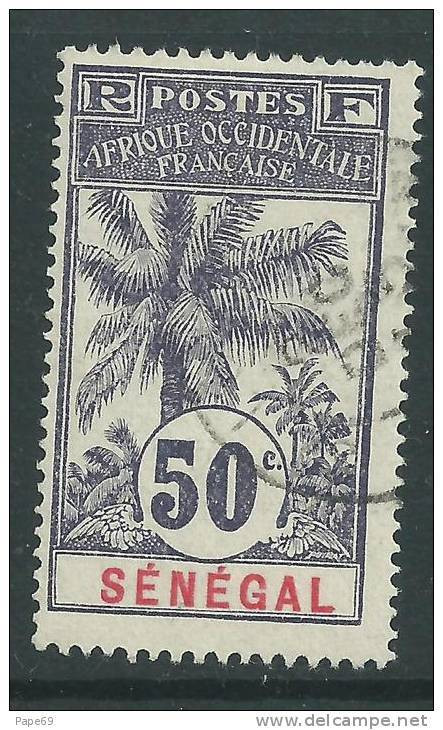 Sénégal N° 42 X  Type Palmiers: 50 C. Violet  Trace De Charnière Sinon TB - Autres & Non Classés