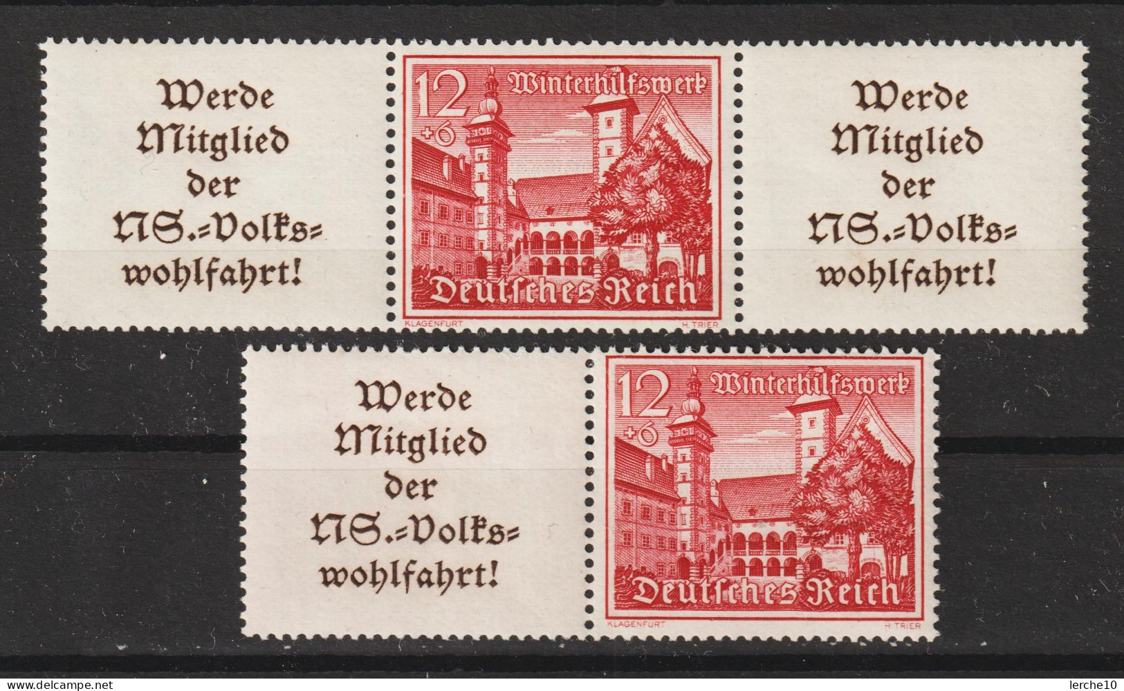 W 140, 141 MiNr. 735 Postfrisch (0719) - Unused Stamps