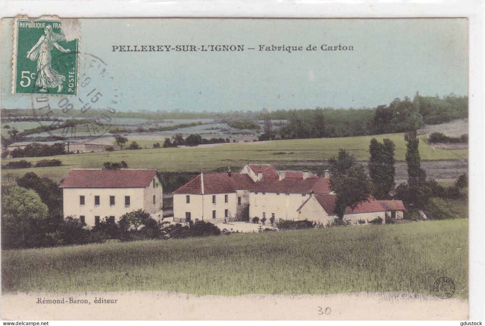 Côte-d'Or - Pellerey-sur-l'Ignon - Fabrique De Carton - Autres & Non Classés