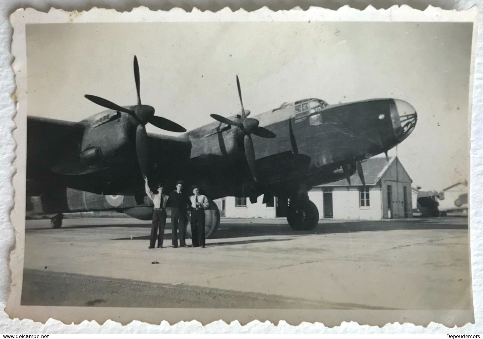 Photo Ancienne - Snapshot - Militaire - Avion Bombardier HANDLEY PAGE ? - Aviation - Aviation