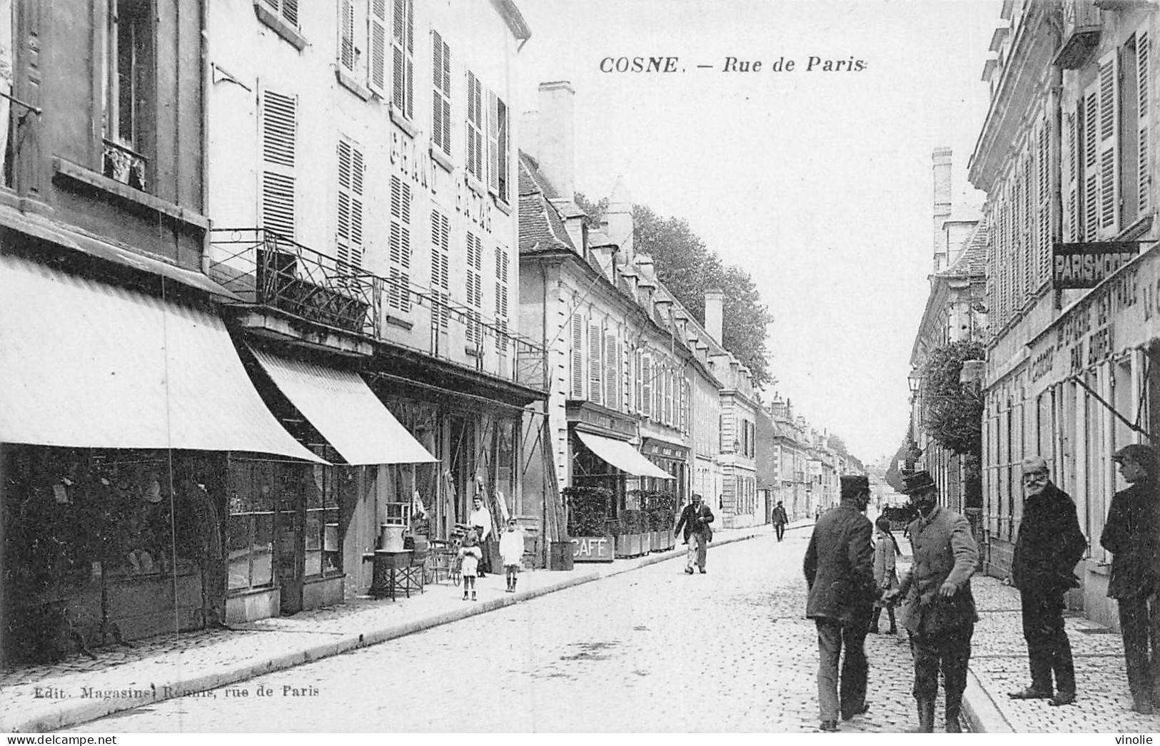 P-24-Mi-Is-1903 : COSNE-SUR-LOIRE. RUE DE PARIS - Cosne Cours Sur Loire