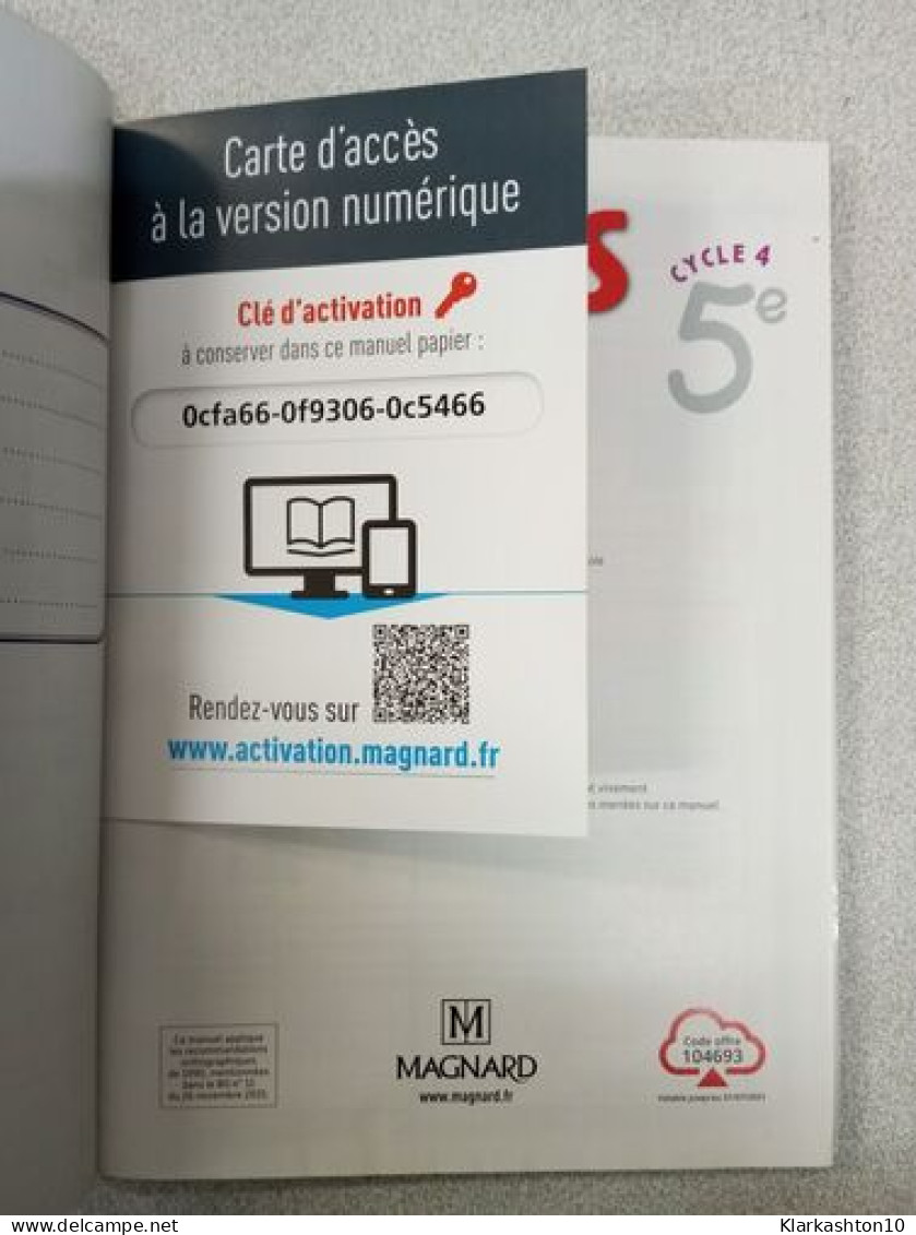 Delta Maths 5e (2016) - Manuel élève: Bimanuel Magnard : Le Manuel Papier + La Licence Numérique Elève Incluse - Sonstige & Ohne Zuordnung