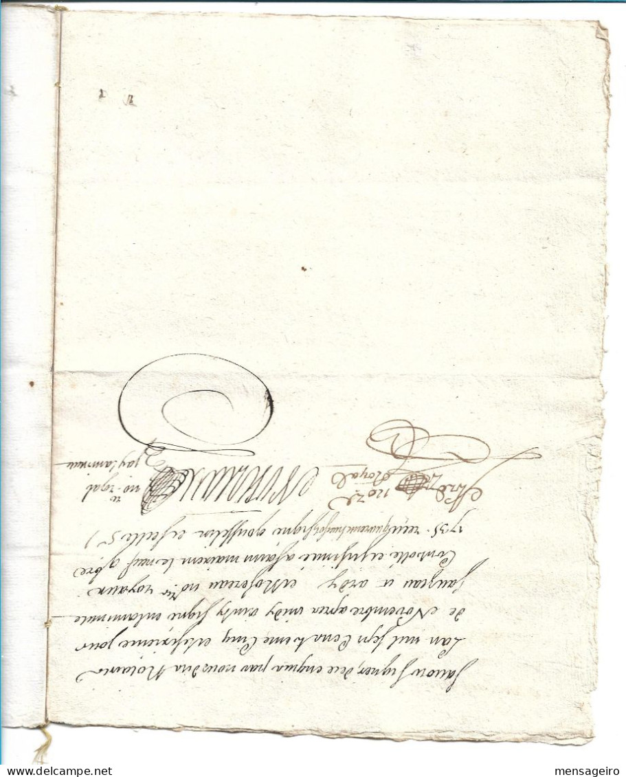 (C11) - CACHET GENERALITE POITIERS SUR DOCUMENT SAINT MAIXENT 1735 - Briefe U. Dokumente