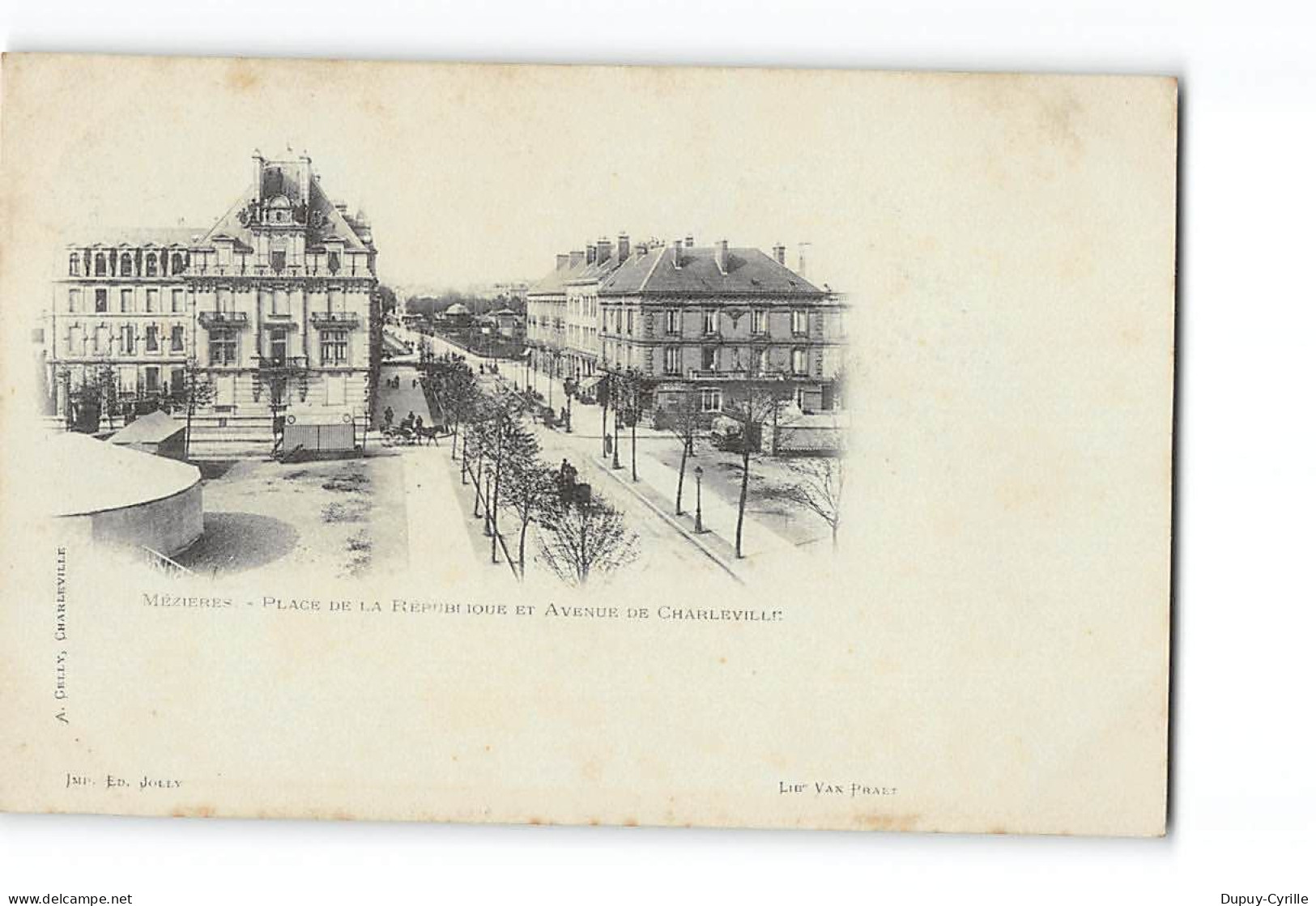 MEZIERES - Place De La République Et Avenue De Charleville - Très Bon état - Sonstige & Ohne Zuordnung