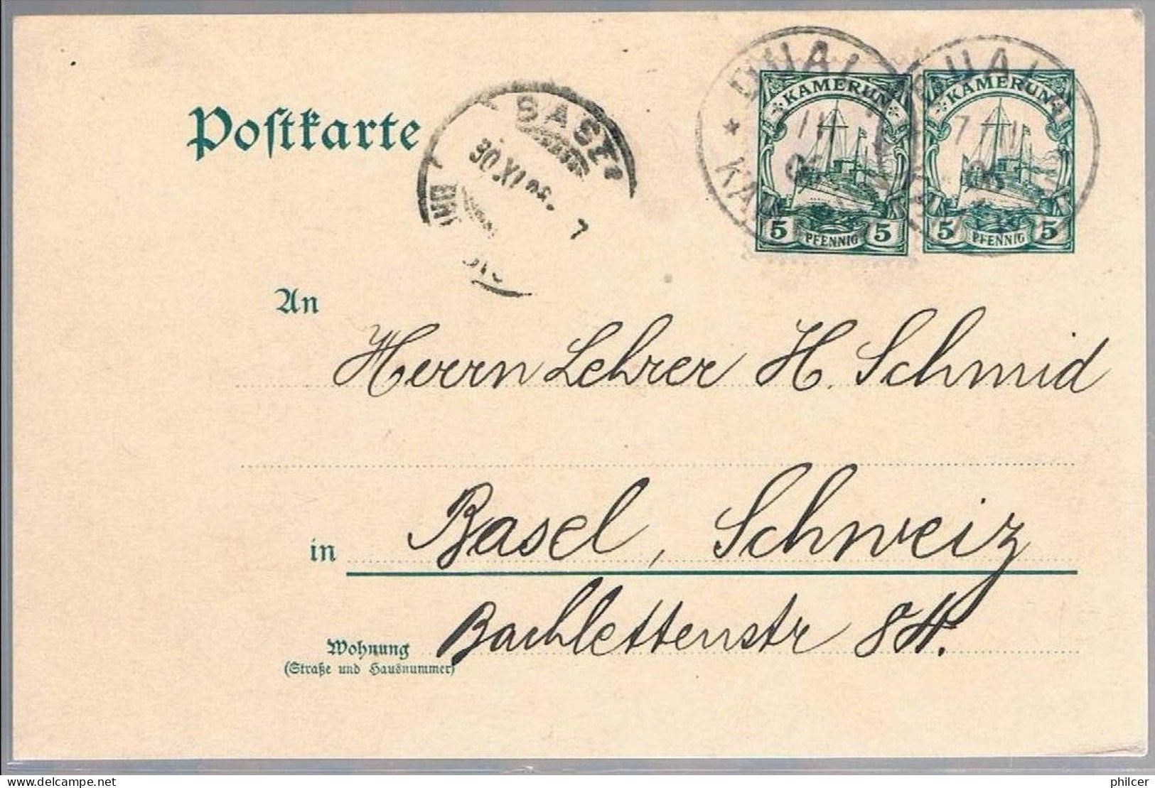 Kamerun, 1906, Duala-Basel - Kamerun