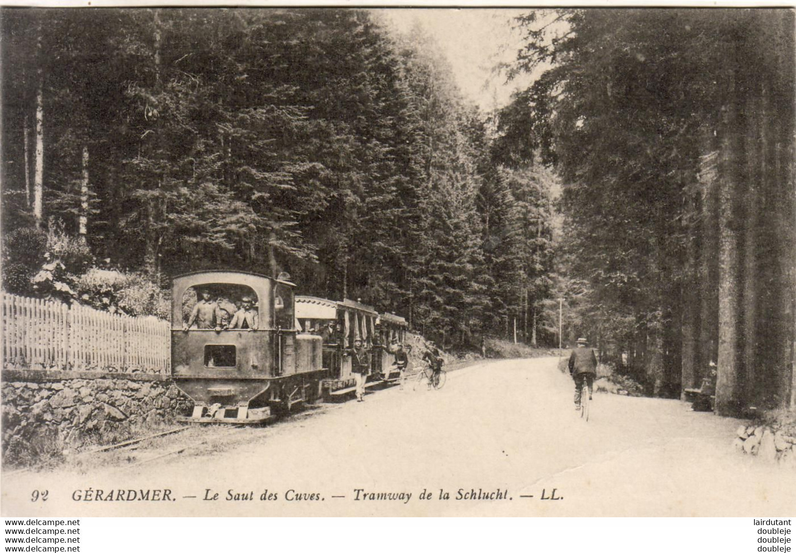 D88  GÉRARDMER  Le Saut Des Cuves Tramway De La Schlucht - Gerardmer