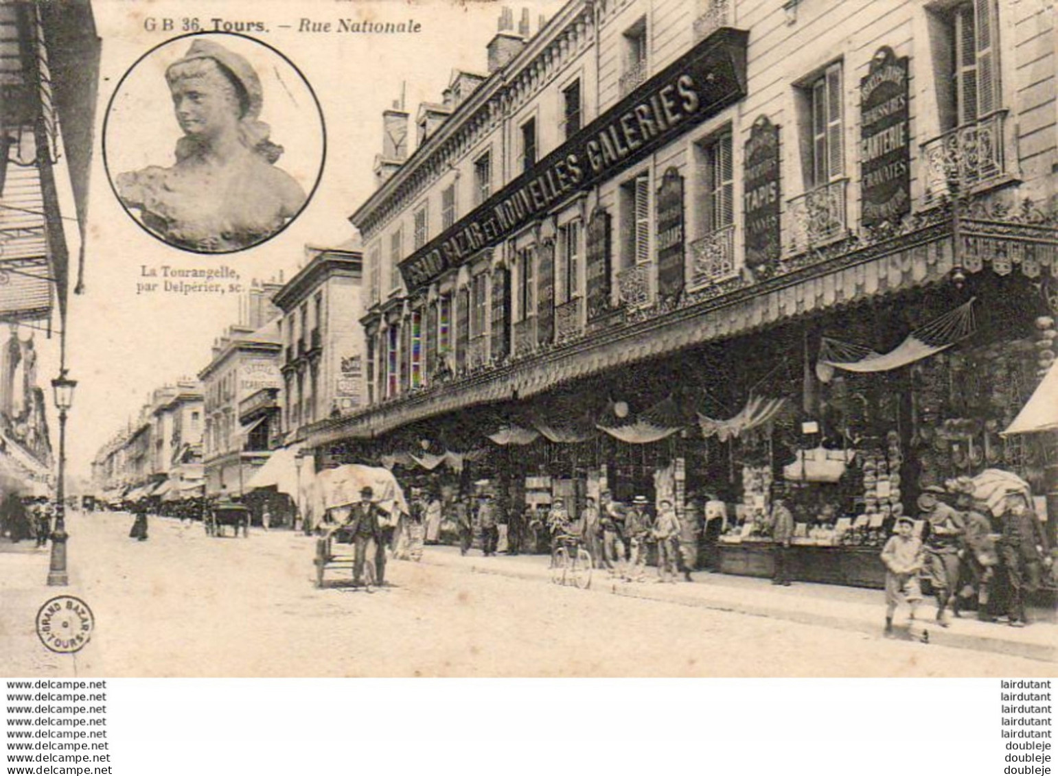 D37  TOURS  RUE NATIONALE   ....... Le Grand Bazar Et Nouvelles Galeries - Tours