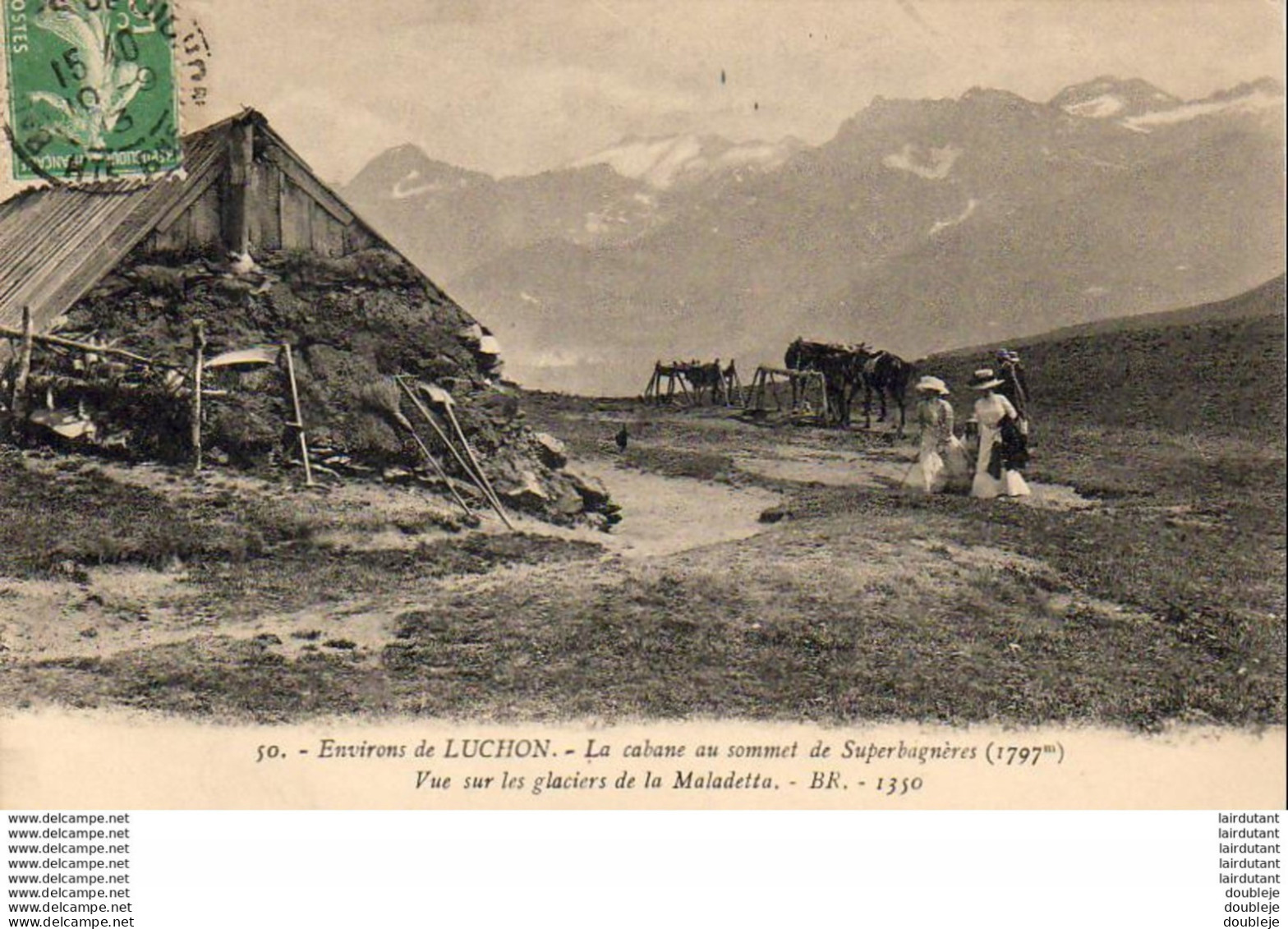 D31  Environs De LUCHON  La Cabane Au Sommet De Superbagnères - Superbagneres