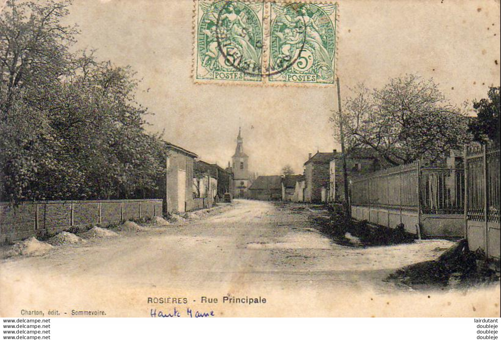 D52  ROSIÈRES ( Ou Rozières )  Rue Principale - Autres & Non Classés