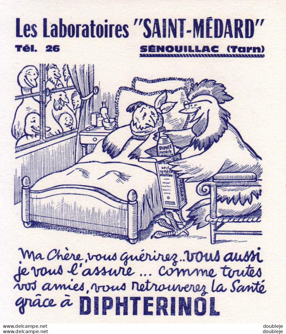 BUVARD LABORATOIRES SAINT MEDARD SENOUILLAC TARN  ............  DIPHTERINOL - Landbouw