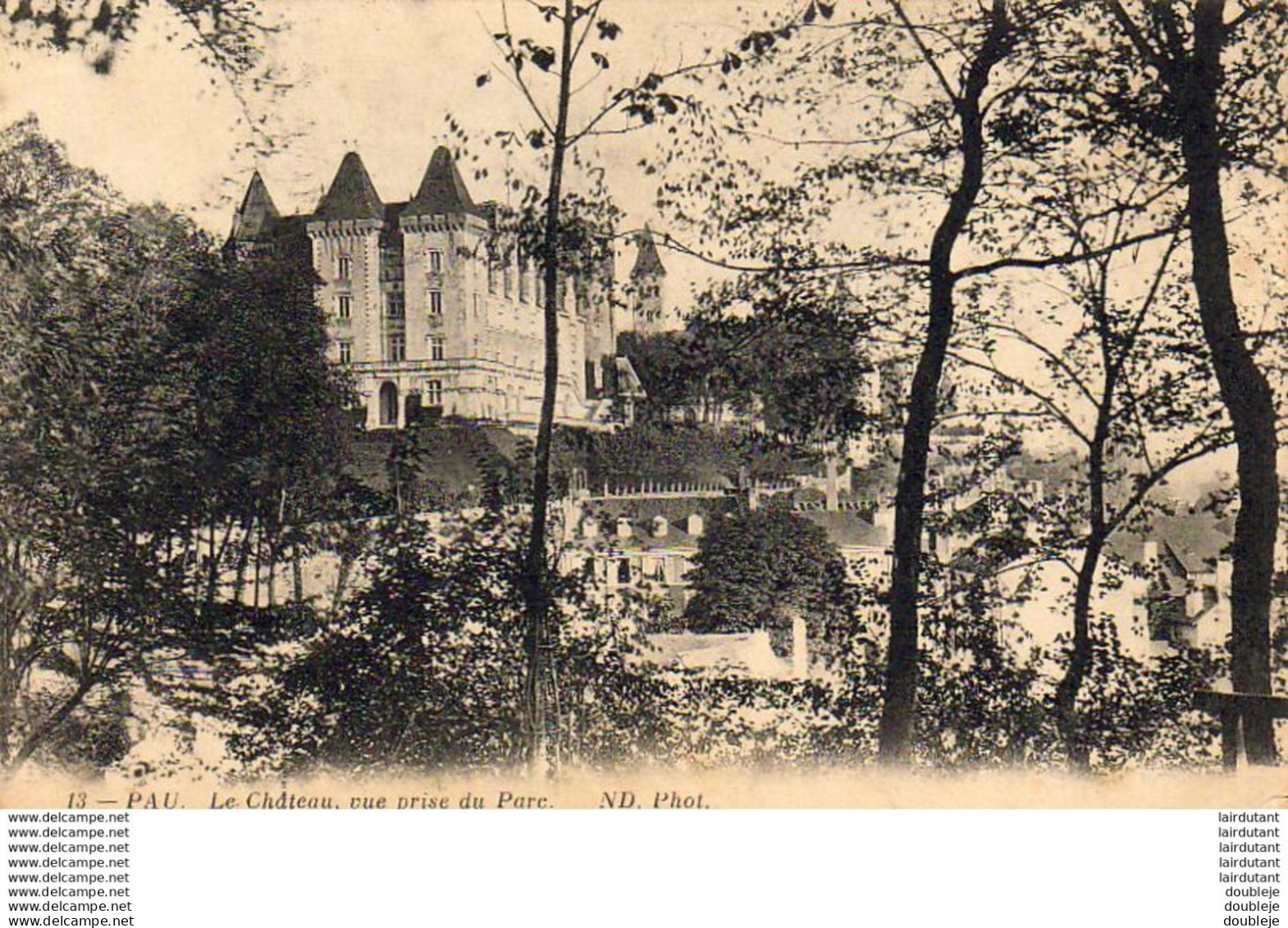 PAU  Le Château, Vue Prise Du Parc  ..... ( Ref FB312 ) - Pau