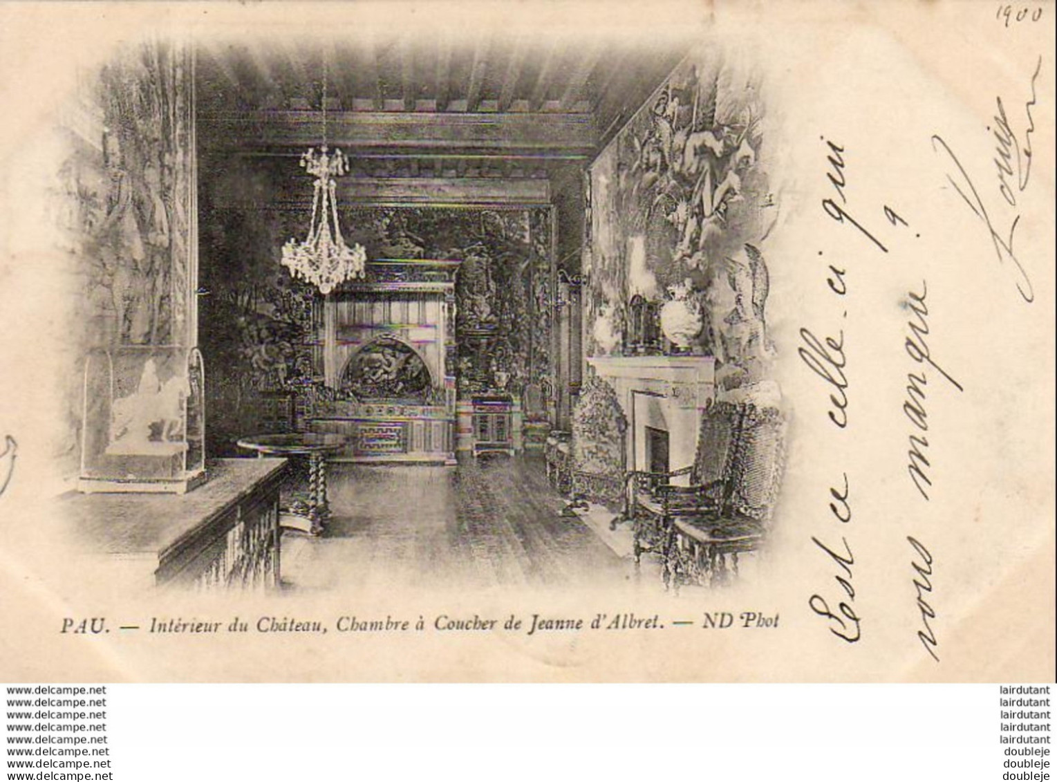 PAU  Intérieur Du Château, Chambre à Coucher De Jeanne D'Albret  ..... ( Ref FB326 ) - Pau