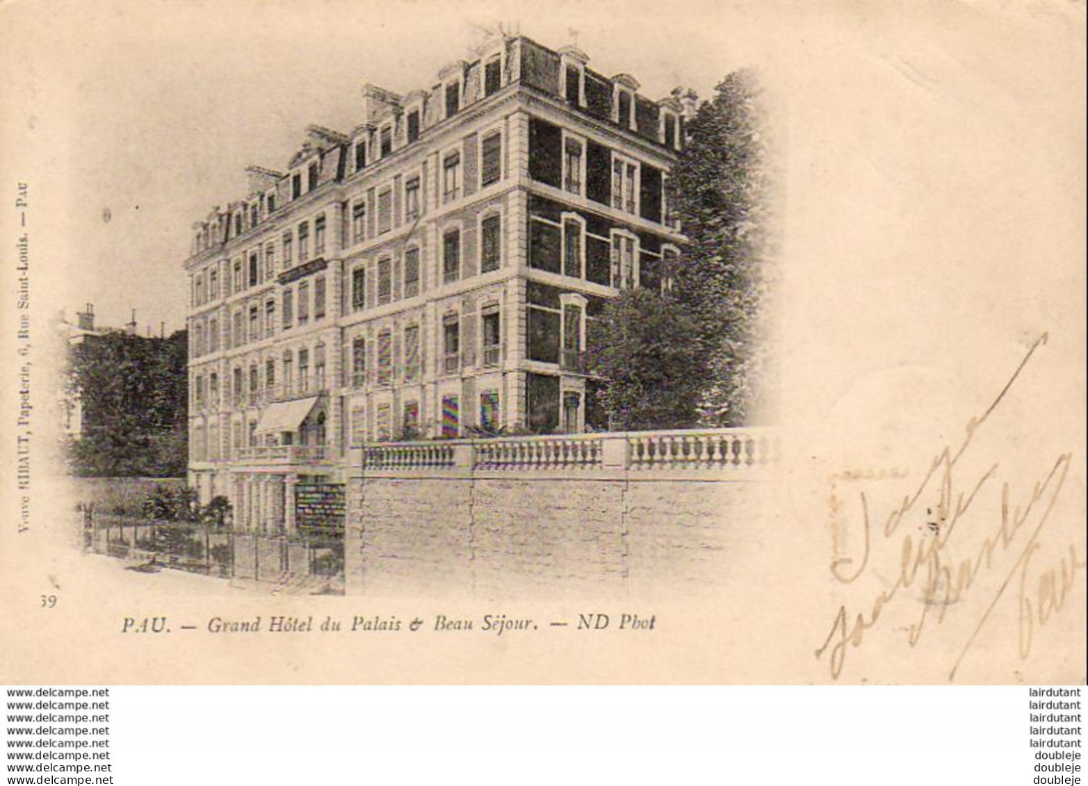 PAU  Grand Hôtel Du Palais Et Beau Séjour  ..... ( Ref FB324 ) - Pau