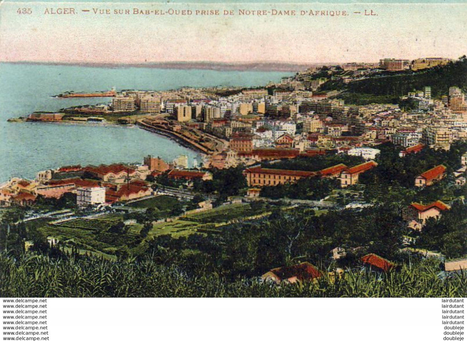 ALGERIE  ALGER   Vue Sur Bab- El- Oued Prise De Notre- Dame D' Afrique  ..... - Algiers
