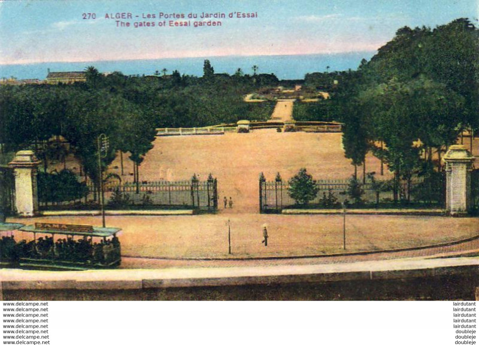 ALGERIE  ALGER   Les Portes Du Jardin D' Essai  ..... - Algeri