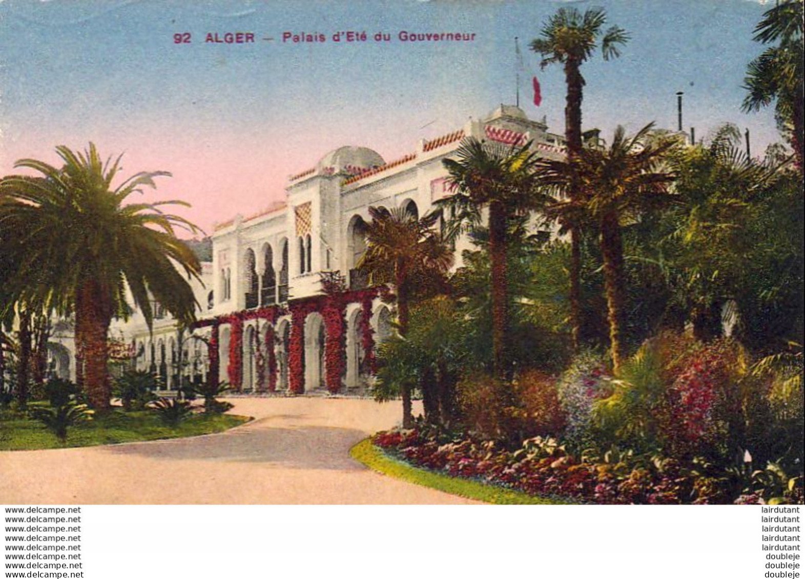 ALGERIE  ALGER   Palais D' Eté Du Gouverneur  ..... - Algerien