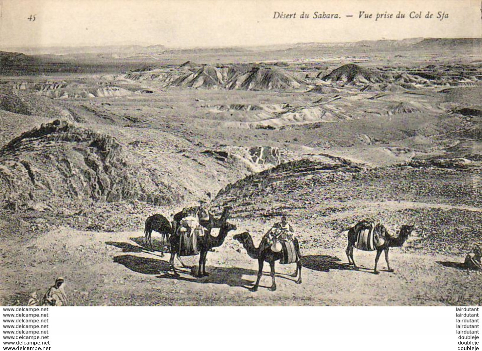 ALGERIE  SCENES ET TYPES  Désert Du Sahara- Vue Prise Du Col De Sfa  ..... ( Ref FF1835 ) - Szenen