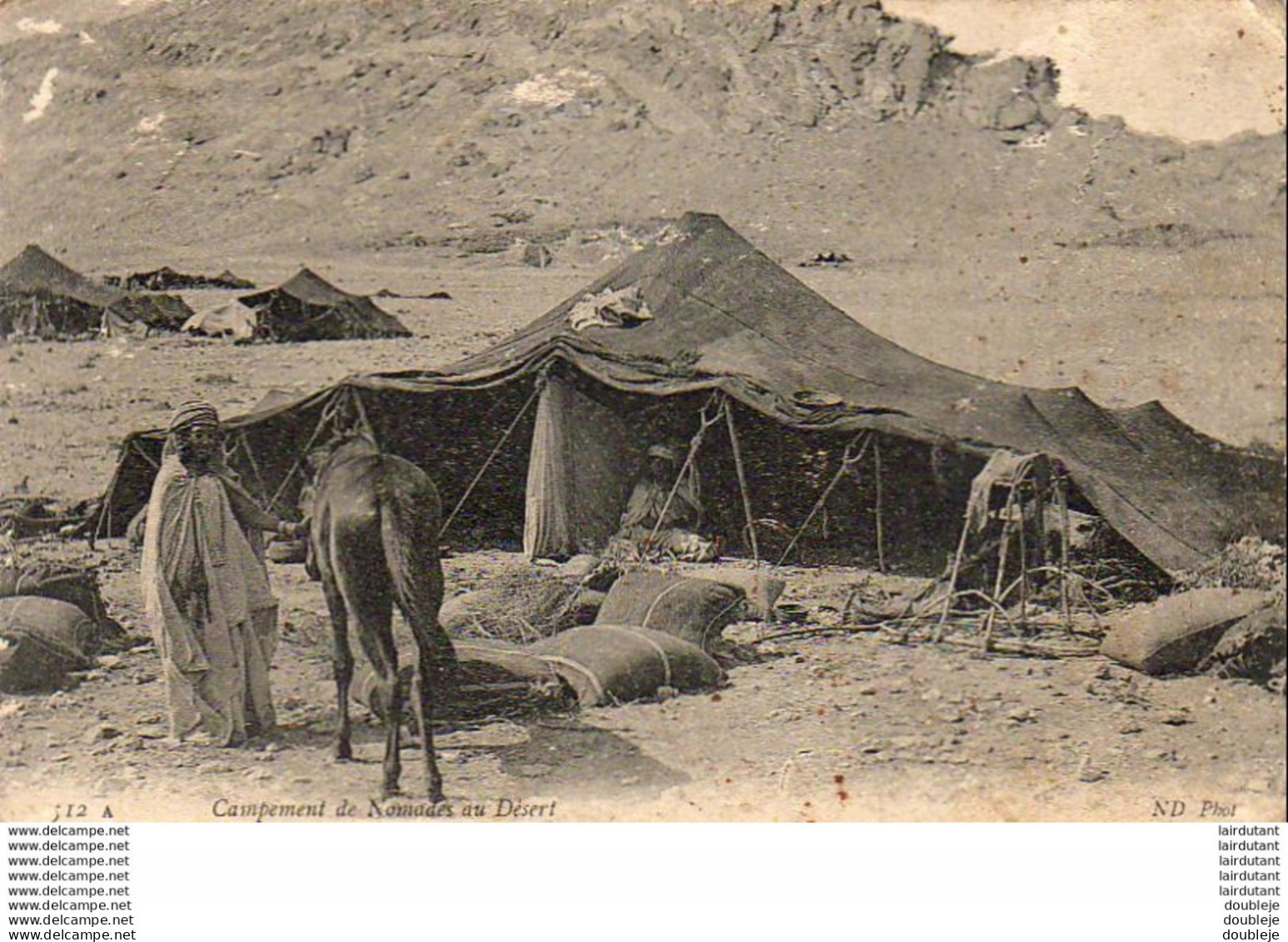 ALGERIE  SCENES ET TYPES  Campement De Nomades Au Désert  ..... ( Ref FF1831 ) - Szenen