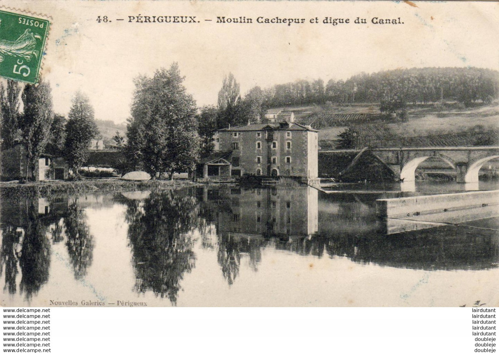 D24  PERIGUEUX   Moulin Cachepur Et Digue Du Canal - Périgueux