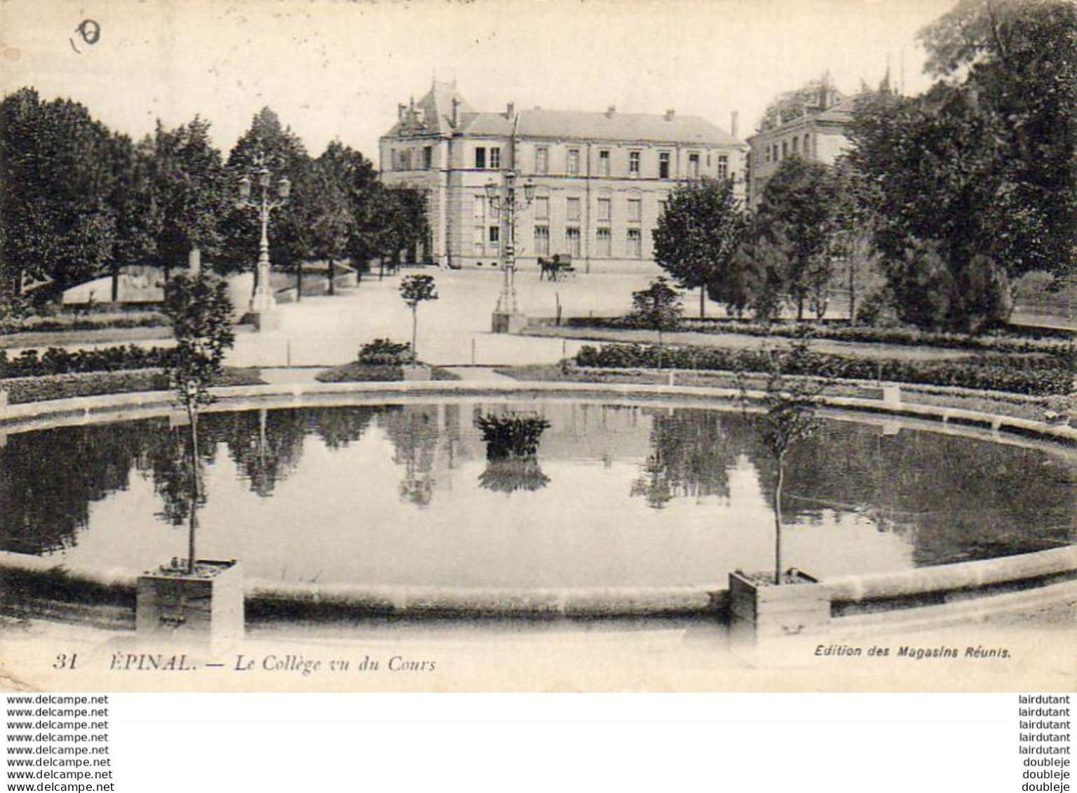 D88  EPINAL  Le Collège Vu Du Cours  ..... - Epinal