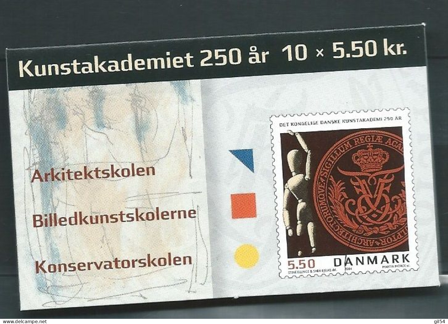 2004 MNH Danmark, Booklet S137 Postfris- Pb 20503 - Cuadernillos