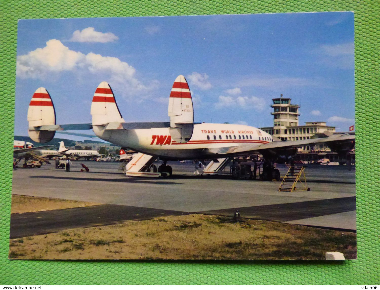 ZURICH KLOTEN    CONSTELLATION  TWA  /  AEROPORT / AIRPORT / FLUGHAFEN - Aerodromes