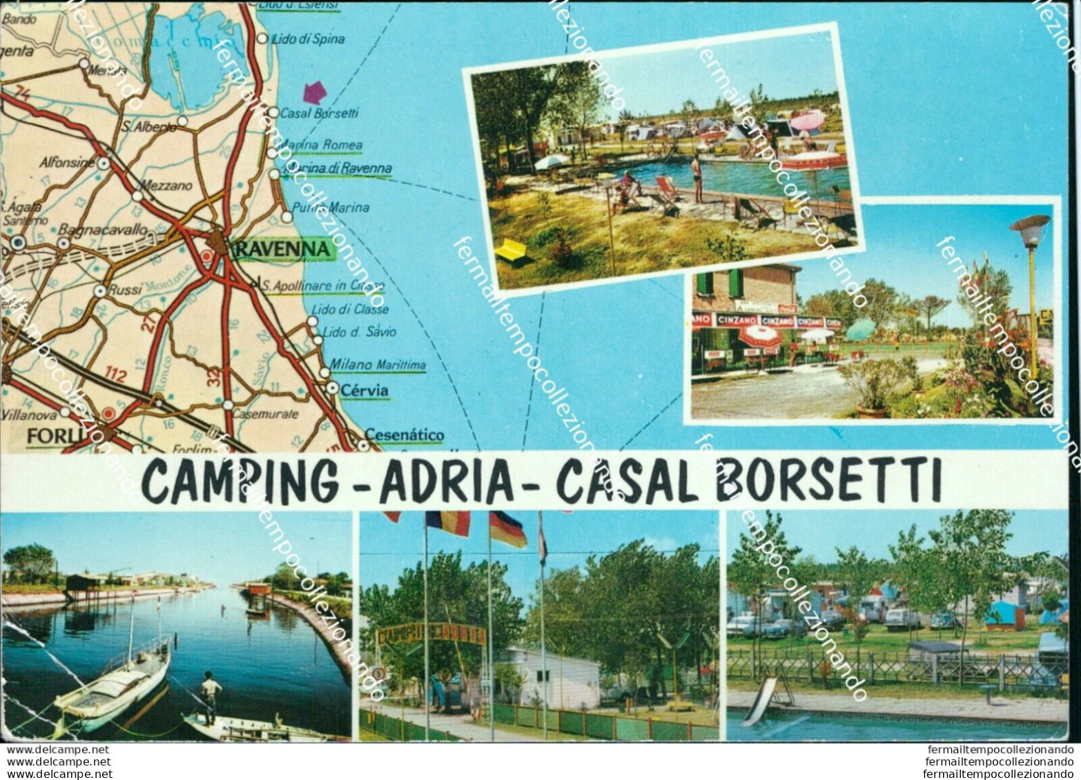 Bm127 Cartolina Campi Adria Casal Borsetti Provincia Di Rovigo - Rovigo